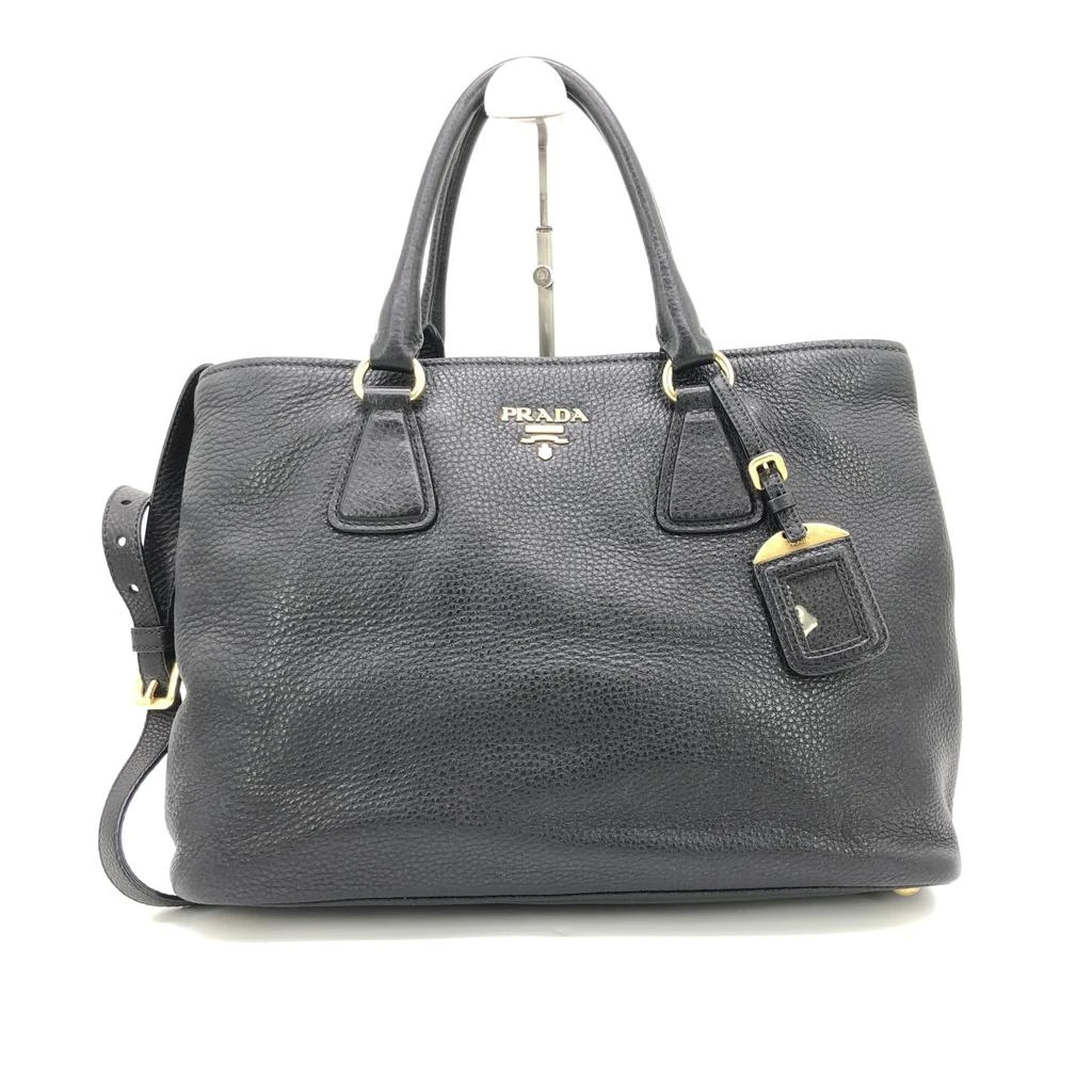 Prada Galleria Vitello Daino Leather Top Handle Women
s Bag (Pre-Owned) 2