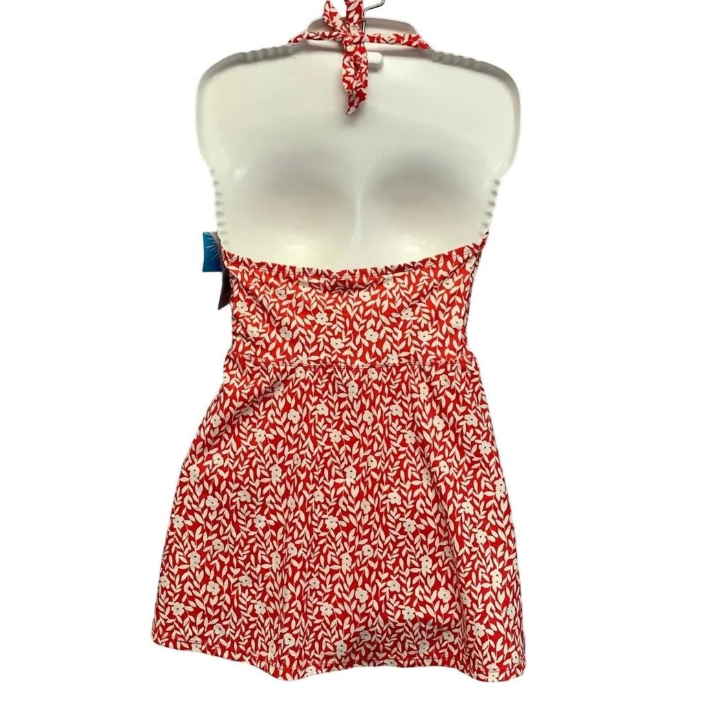 Draper James Draper James - Women's Summer Picnic Faux Wrap Halter Swim Dress 3