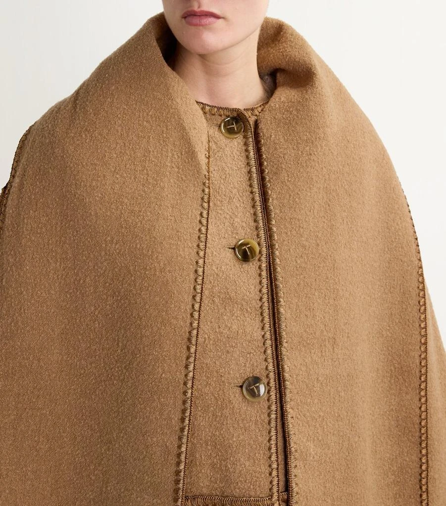 Totême Wool-Blend Scarf Coat 6