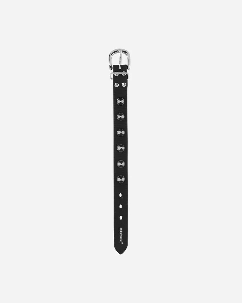 Undercover Spike Leather Bracelet Black 3