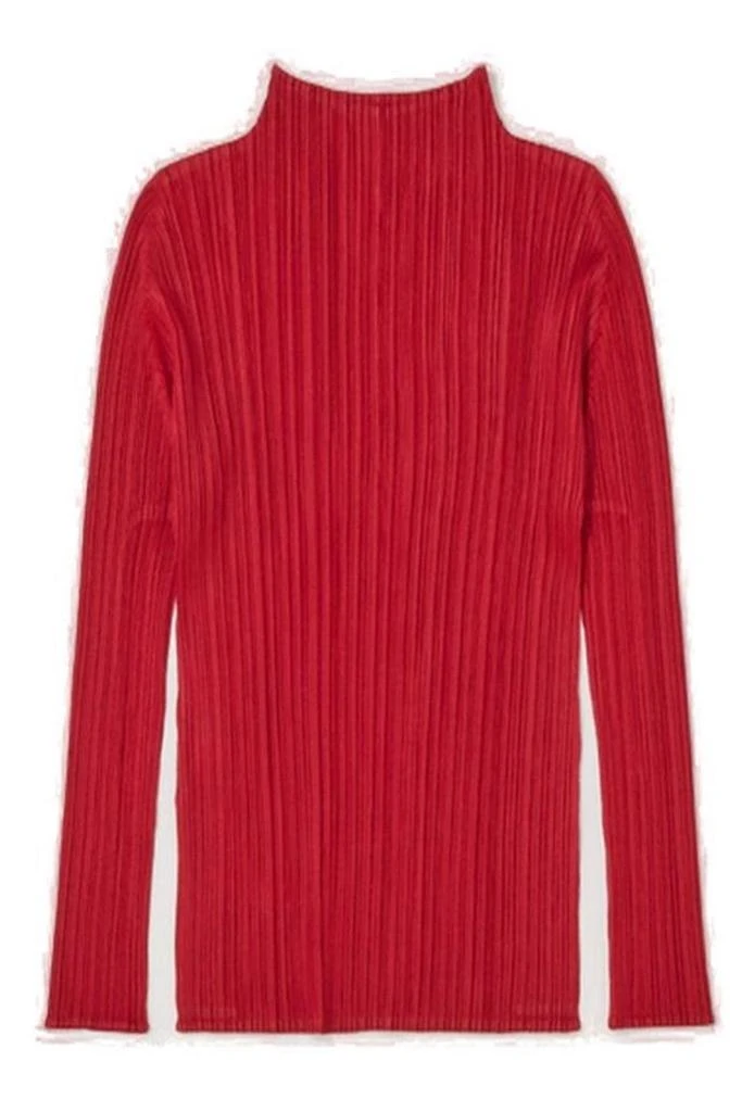 Pleats Please Pleats Please Issey Miyake High Neck Pleated Shirt 2