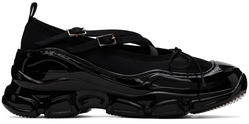Simone Rocha Black Classic Criss Cross Tracker Ballerina Sneakers 1