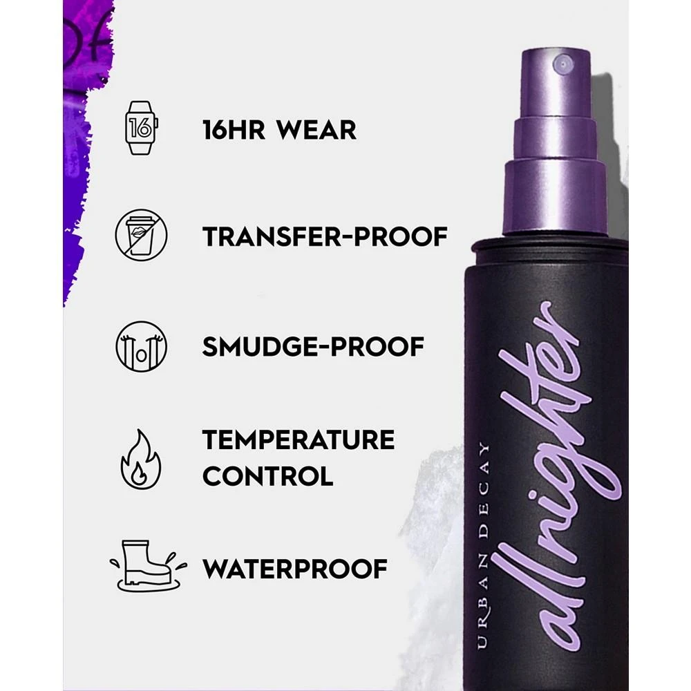 Urban Decay Travel-Size All Nighter Long-Lasting Makeup Setting Spray, 1 oz. 4