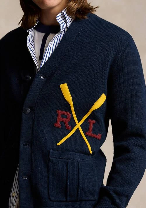 Ralph Lauren Ralph Lauren Varsity Inspired Cotton Cardigan 3