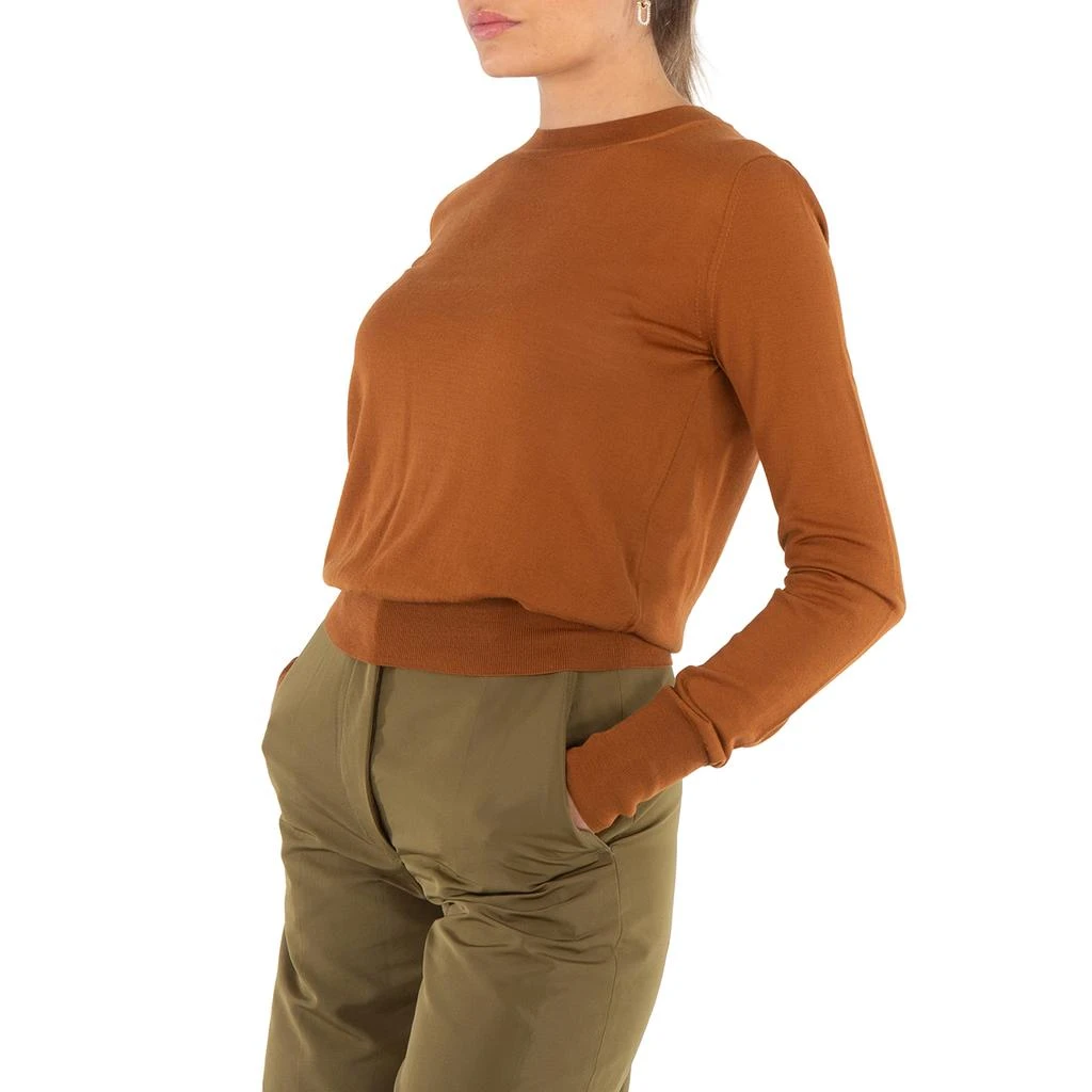 Stella McCartney Open Box - Stella McCartney Ladies Brown Crewneck Jumper, Size X-Small 3