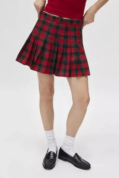 Urban Renewal Urban Renewal Vintage Plaid Pleated Mini Skirt 3