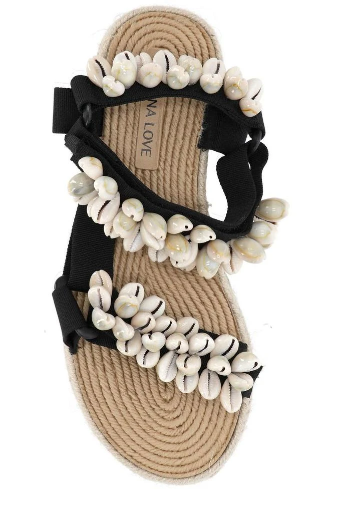 Arizona Love Arizona Love Raffia Shell Sandals 4