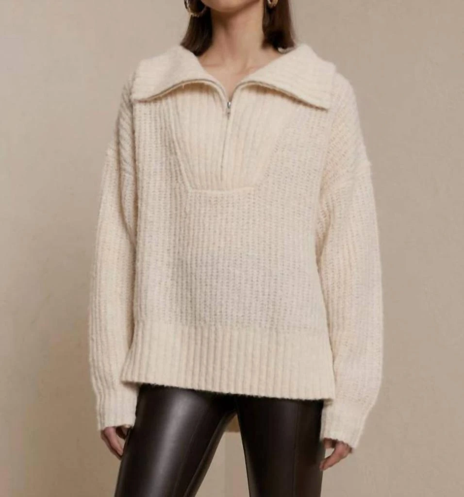 A.L.C. Everett Sweater In White 1