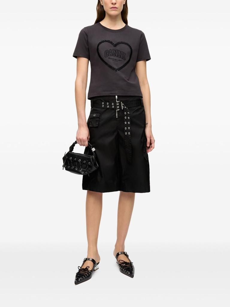 Ganni GANNI - Nylon Cargo Shorts
