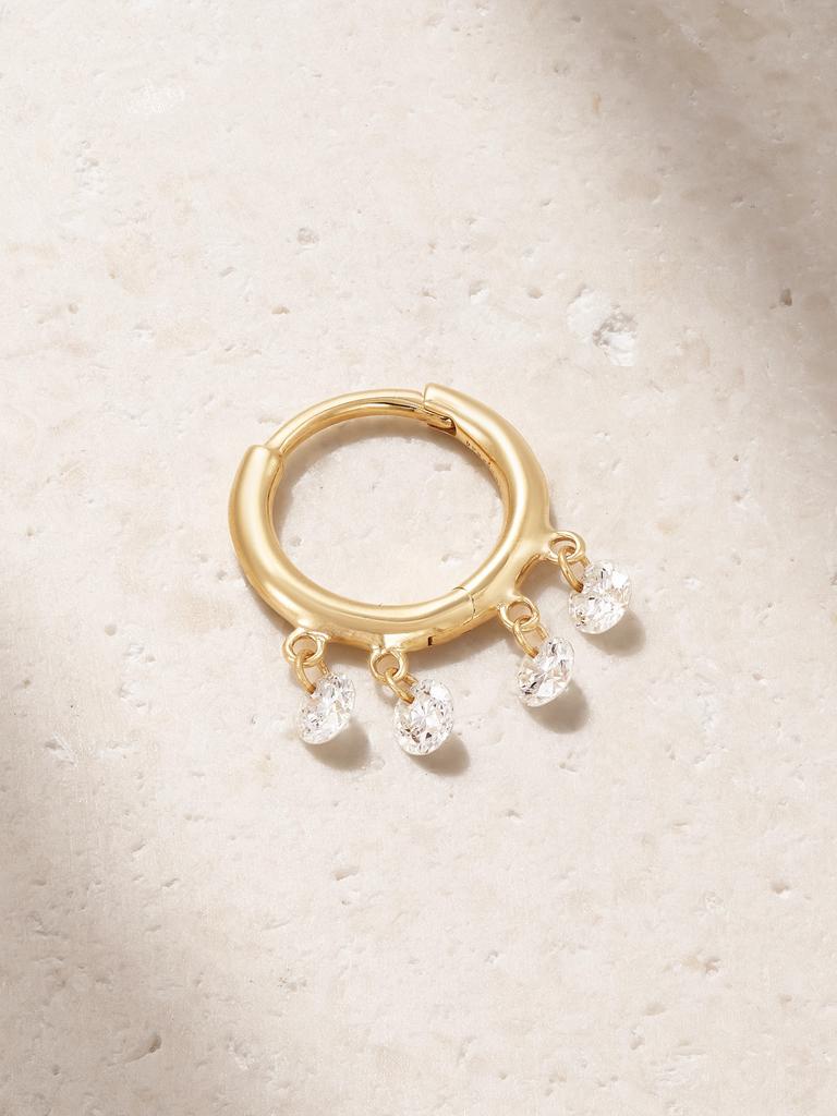 Persée Bohème 18k 黄金钻石单只耳环