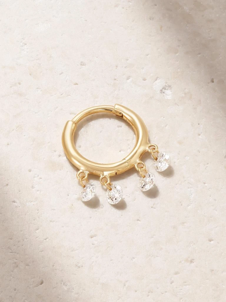 Persée Bohème 18k 黄金钻石单只耳环 1