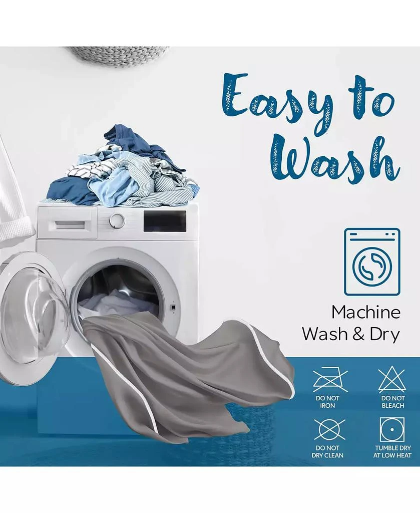 Guardmax Queen Waterproof Mattress Protector Encasement with Zipper, Pockets Stretch up to 18 inches- White 4