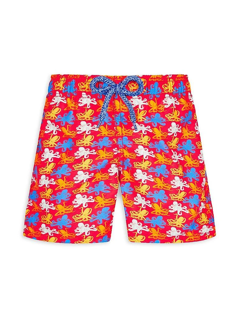 Shop Little Boy's Boy's Micro Octopus Swim Trunks on Sale at