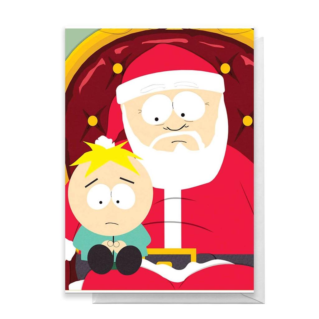undefined South Park Butters & Santa Greetings Card