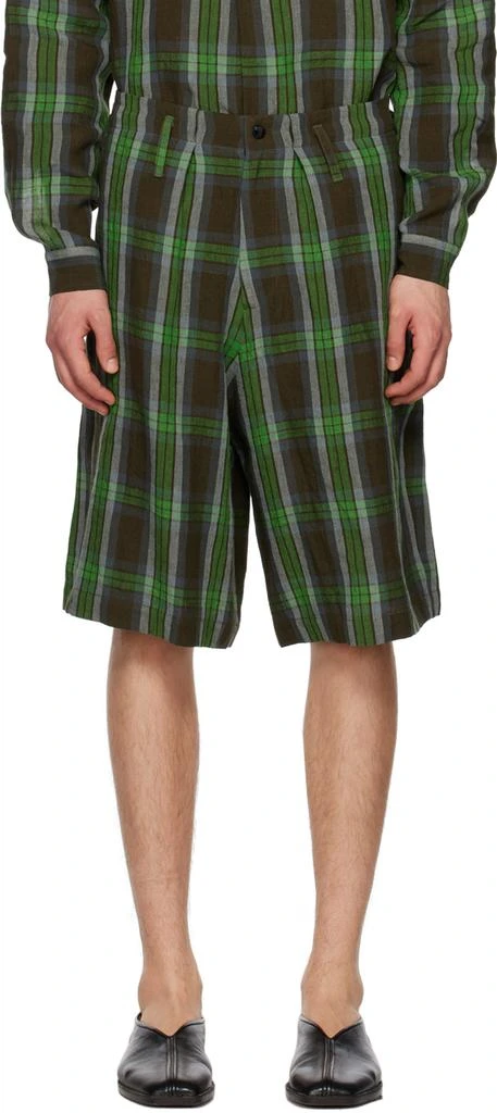 3MAN Green Deck Shorts 1