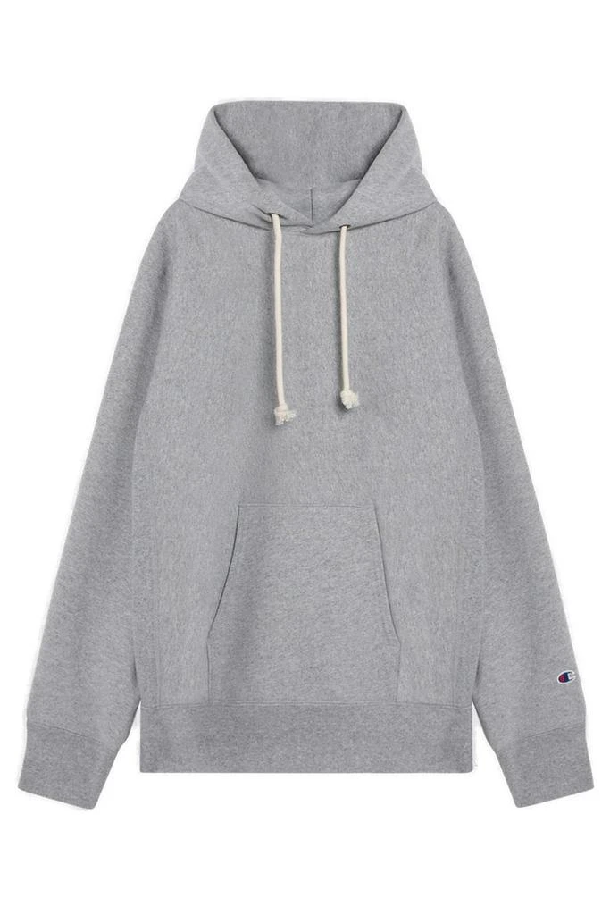 CHAMPION Champion Logo Embroidered Drawstring Hoodie 1