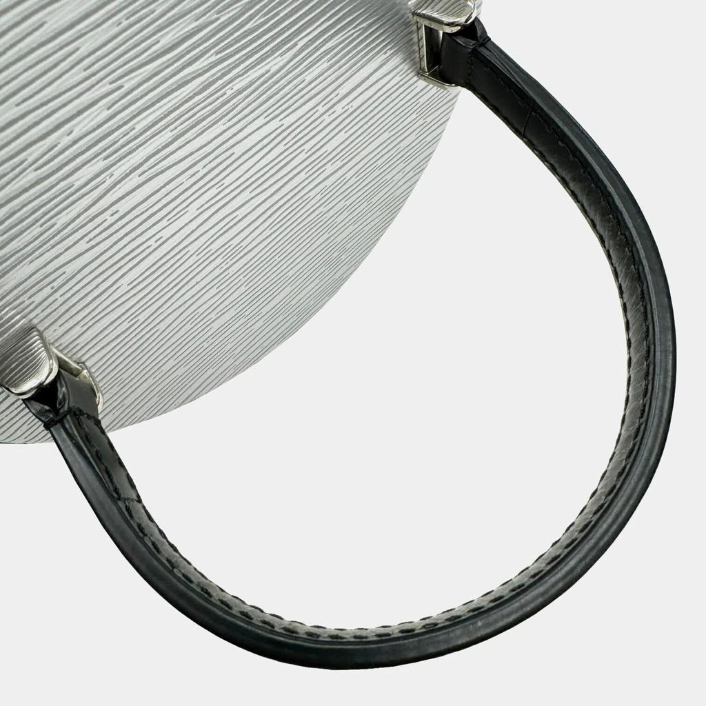 Louis Vuitton Louis Vuitton Silver/Black Leather Cannes Top Handle Bag 9