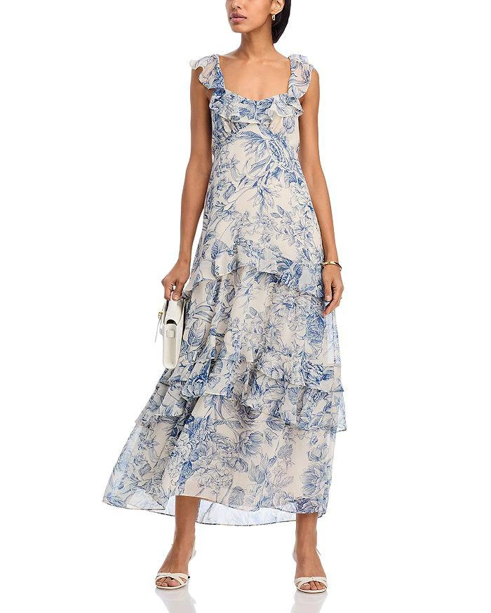 Floral Toile Ruffle Midi Dress - Exclusive On Sale Now with Up to 60% Off | Discover Exclusive Deals & Savings at BeyondStyle Authentic AQUA women| dress with Limited-Time Discounts, Free Floral Toile Ruffle Midi Dress - Exclusive On Sale Now with Up to 60% Off | Discover Exclusive Deals & Savings at BeyondStyle Authentic AQUA women| dress with Limited-Time Discounts, Free