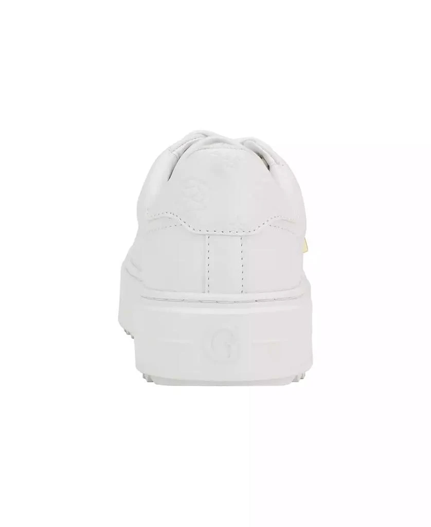 GUESS Women's Denesa Treaded Platform Lace-Up Sneakers 3