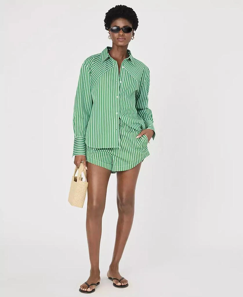 French Connection Women's Alexis Cotton Drawstring Shorts 2