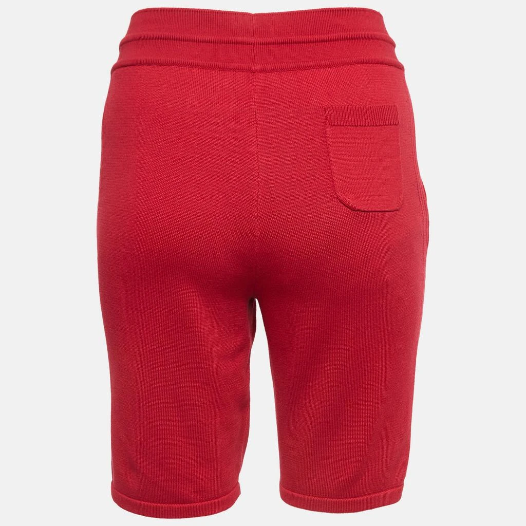 Loro Piana Loro Piana Red Rib Knit Bermuda Shorts S 2