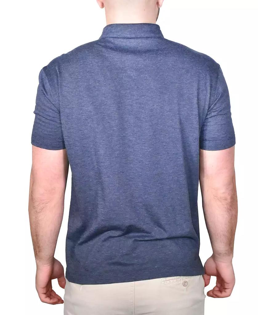 Vintage 1946 Men's Heather Slub Knit Jersey Polo