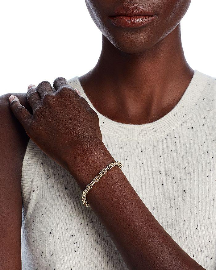 Alberto Amati 14K Yellow Gold Intertwined Link Chain Bracelet