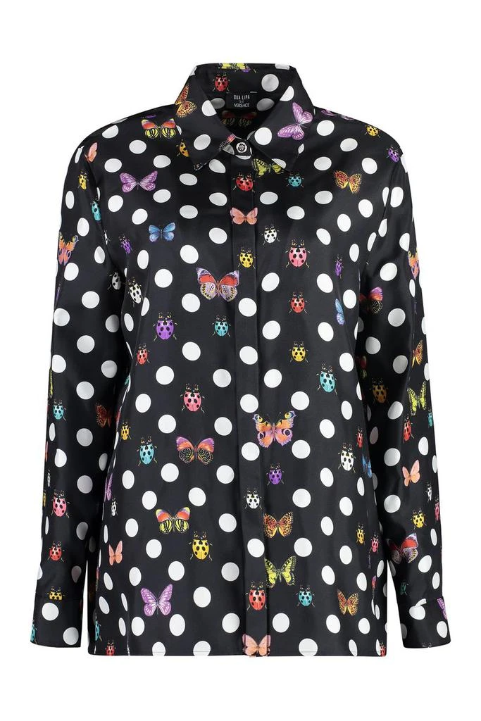 Versace VERSACE Butterflies-print shirt 1