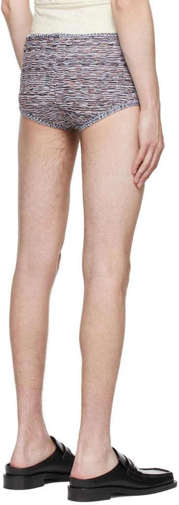 Eckhaus Latta Orange & Black Static Shorts 3