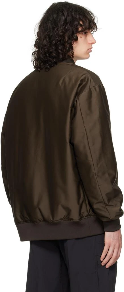 Descente ALLTERRAIN Brown MA-1 Bomber Jacket S - Jackets - BeyondStyle