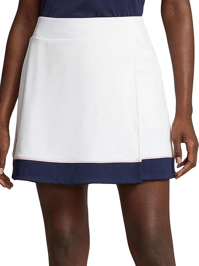 Ralph Lauren Interlock Faux-Wrap Skort 3