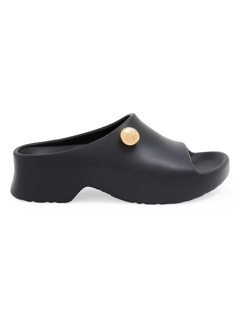 Loewe LOEWE x Paula's Ibiza Foam Logo Pebble Slides 1
