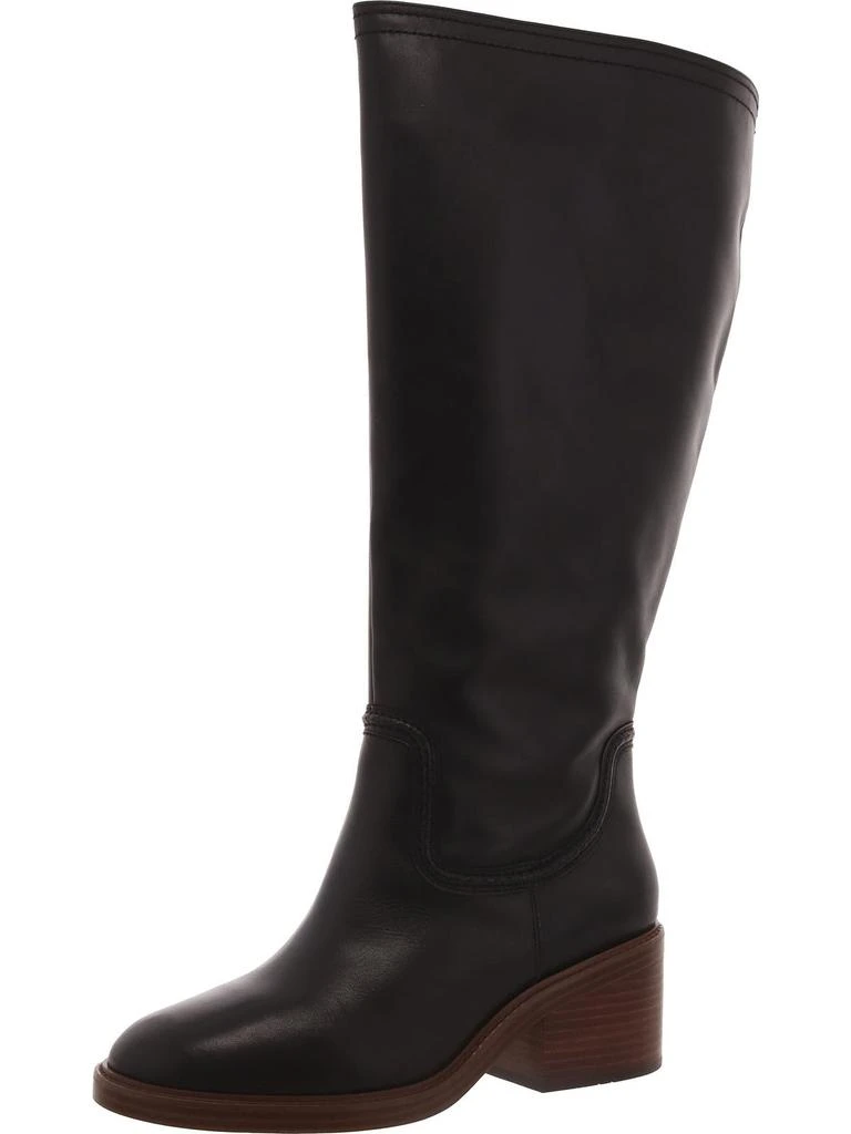 Vince Camuto Vuliann 4 Womens Leather Extra Wide Calf Knee-High Boots 1