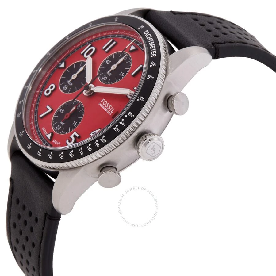 Fossil Sport Tourer Chronograph Quartz Red Dial Men's Watch FS6086 2