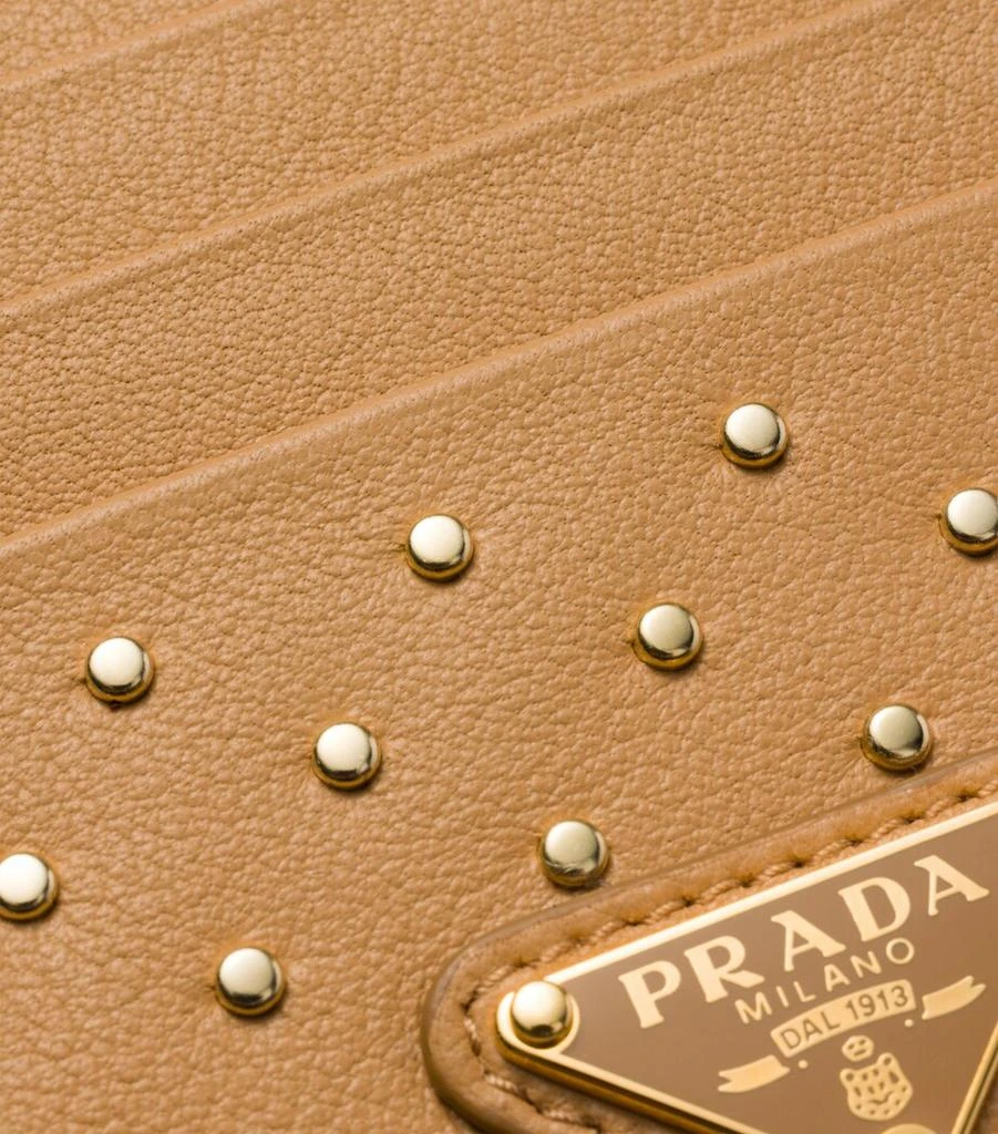 Prada Leather Studded Card Holder 2