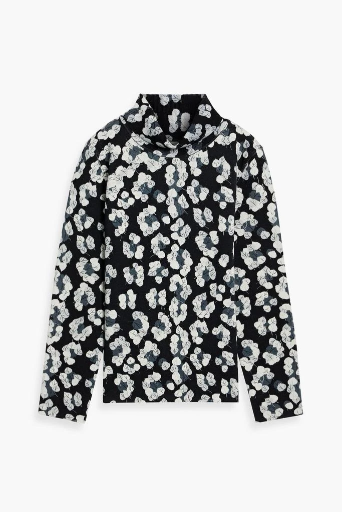 Aztech Mountain Printed wool turtleneck top 1
