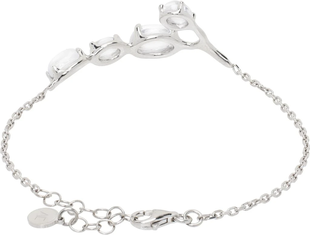 Alan Crocetti Silver Clear Droplet Bracelet 2