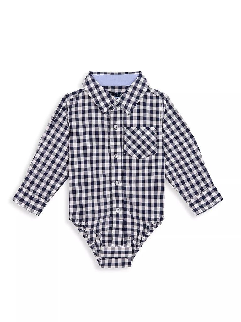 Andy & Evan Baby's Gingham Shirt Bodysuit 1