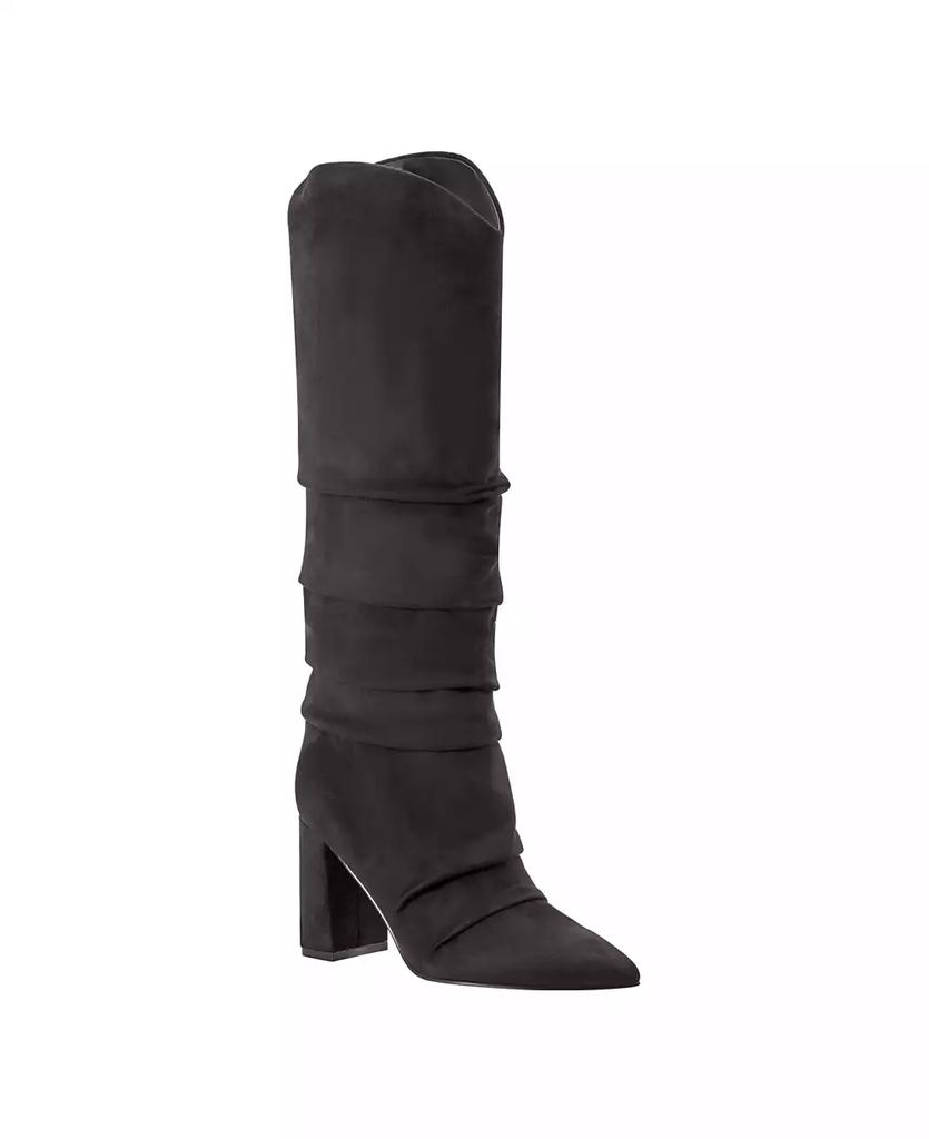 Marc Fisher Women's Fadora High Shaft Block Heel Knee High Dress Boots