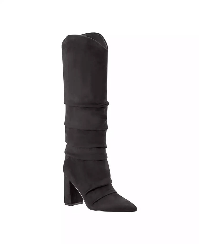 Marc Fisher Women's Fadora High Shaft Block Heel Knee High Dress Boots 1