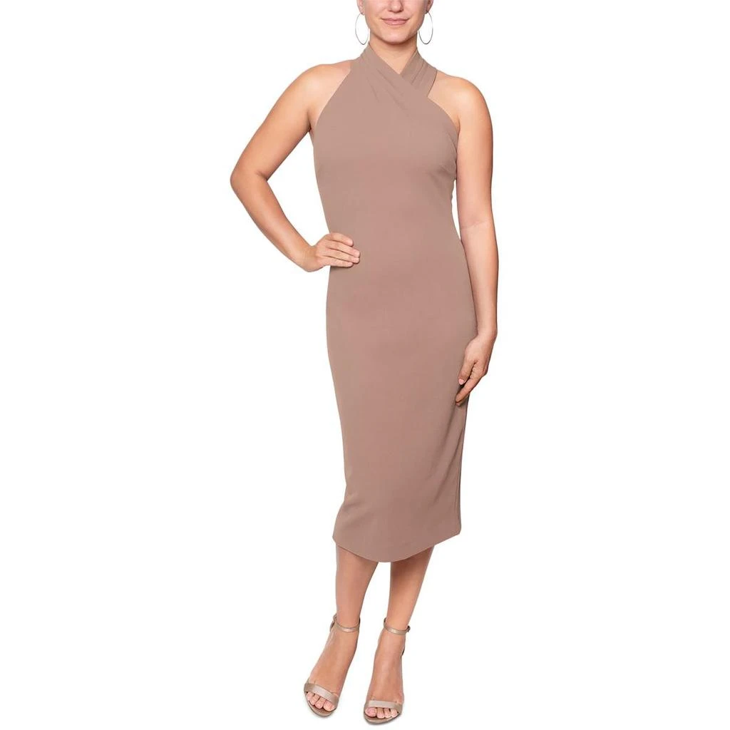 Rachel Rachel Roy Harland Womens Drapey Halter Midi Dress 3