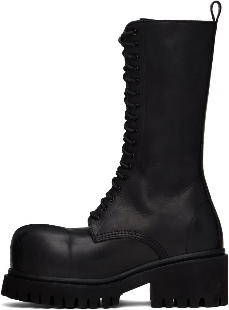 靴 Balenciaga stomper boots 40 Balenciaga Black Stomper Boots - Free Shipping - BeyondStyle