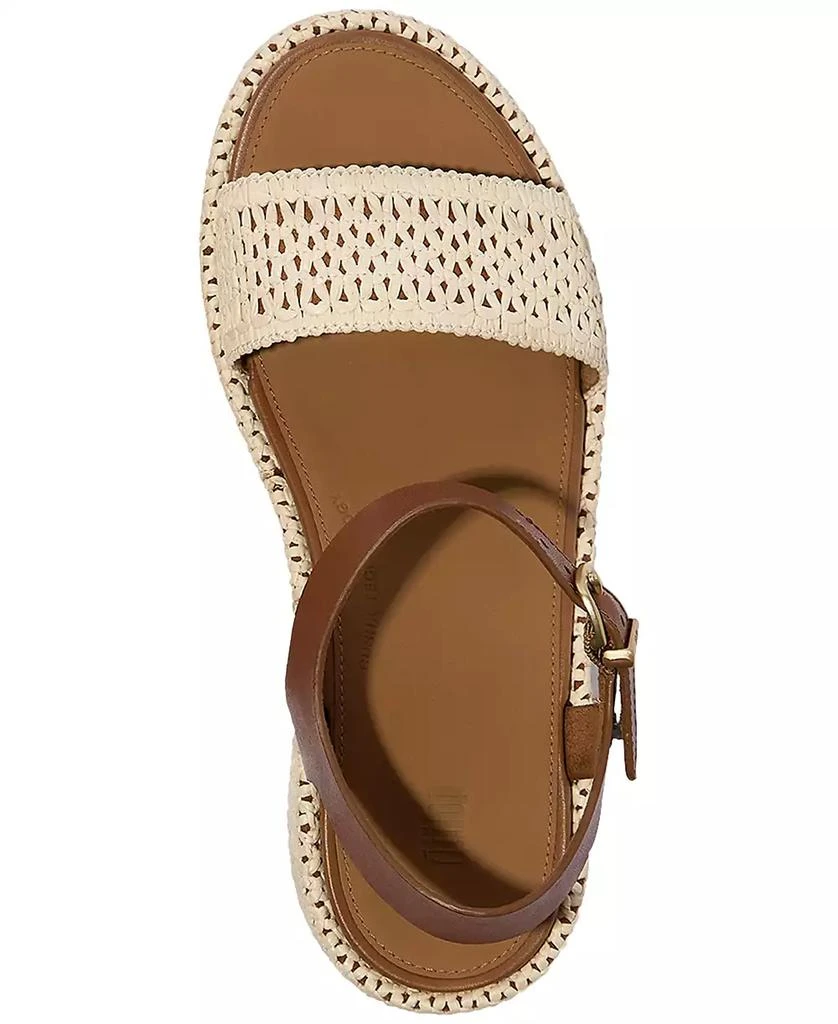 FitFlop Women's Platform Woven Wedge Sandals 3