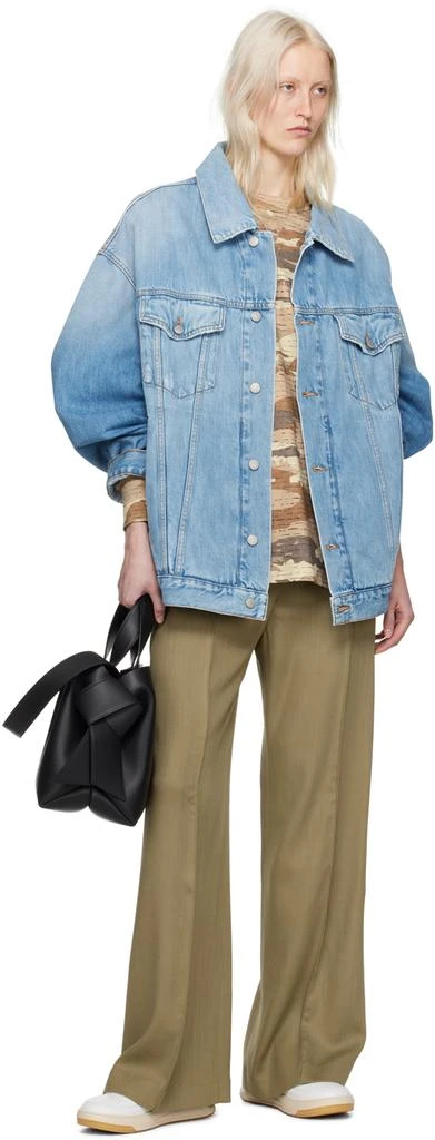 Acne Studios Brown Camouflage Sweatshirt 4