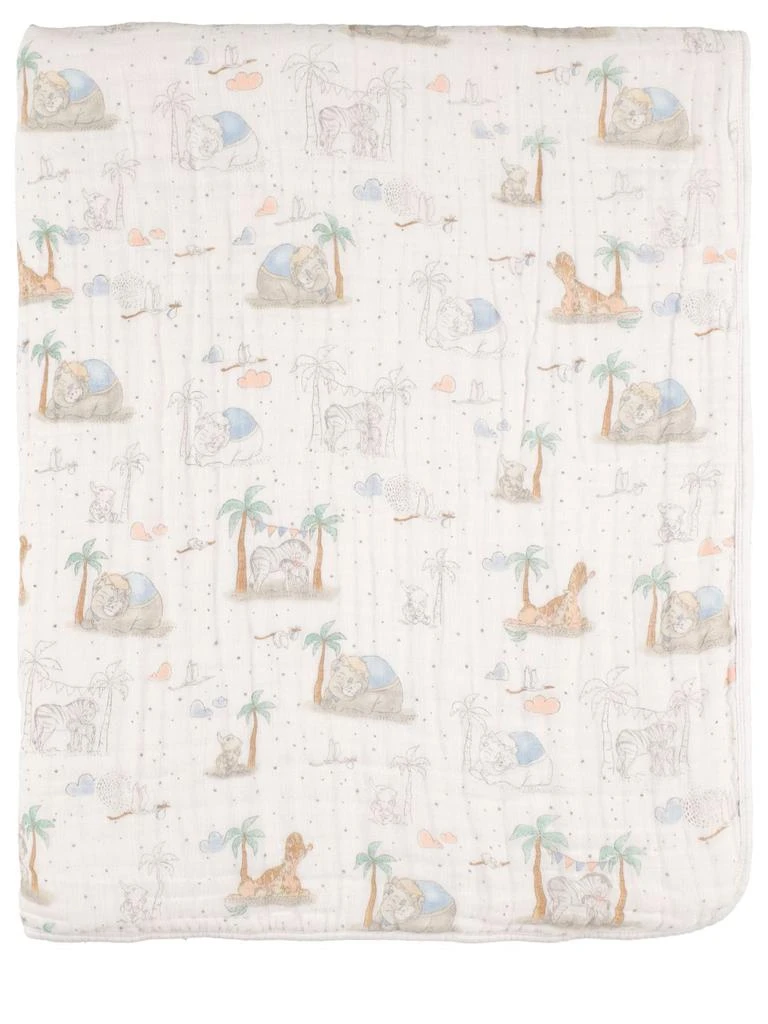 ADEN + ANAIS Dumbo Print Cotton Muslin Blanket 1