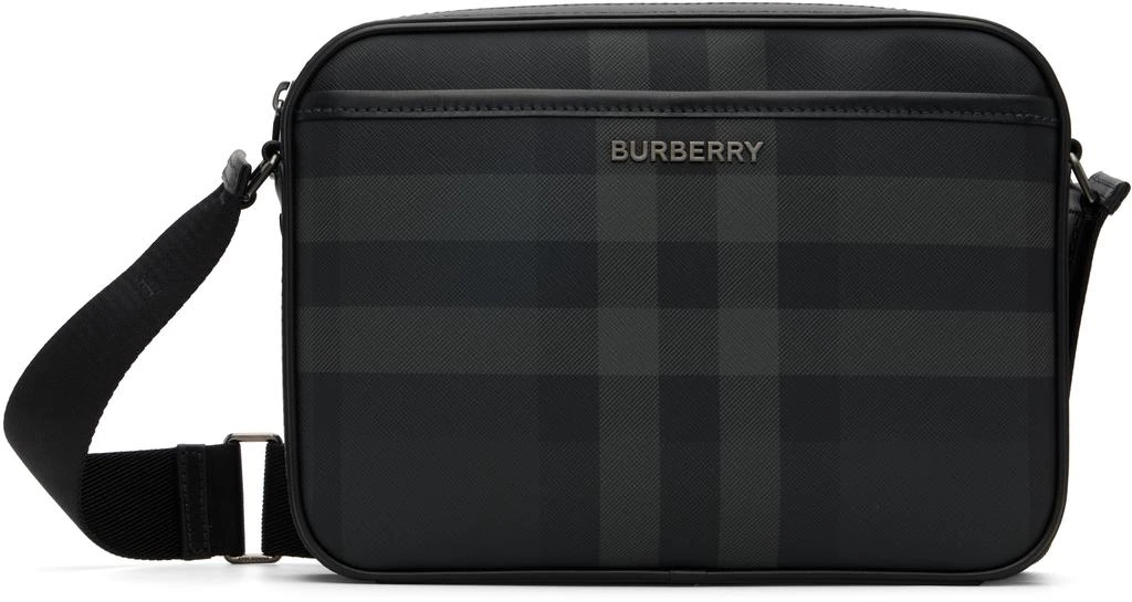 Burberry Black 
Gray Muswell Bag