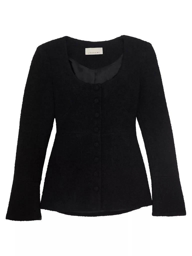 Liberowe Amber Bouclé Wool-Blend Top 1
