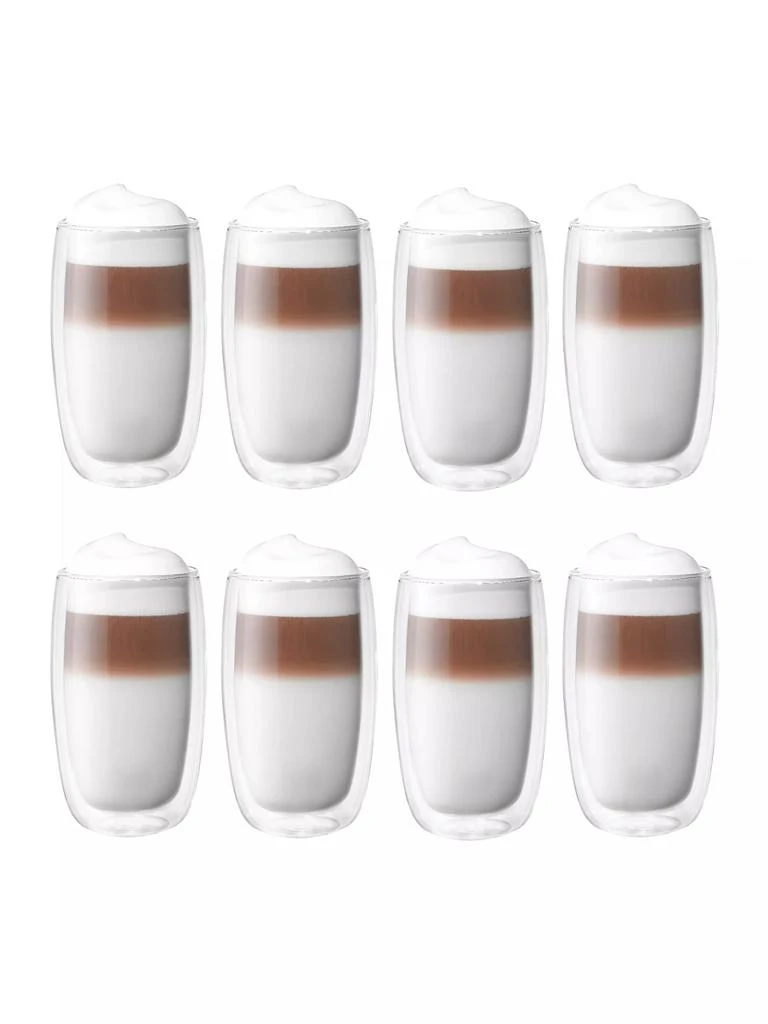 ZWILLING J.A. Henckels Sorrento 8 Piece Double Wall Glass Latte Cup Set 1