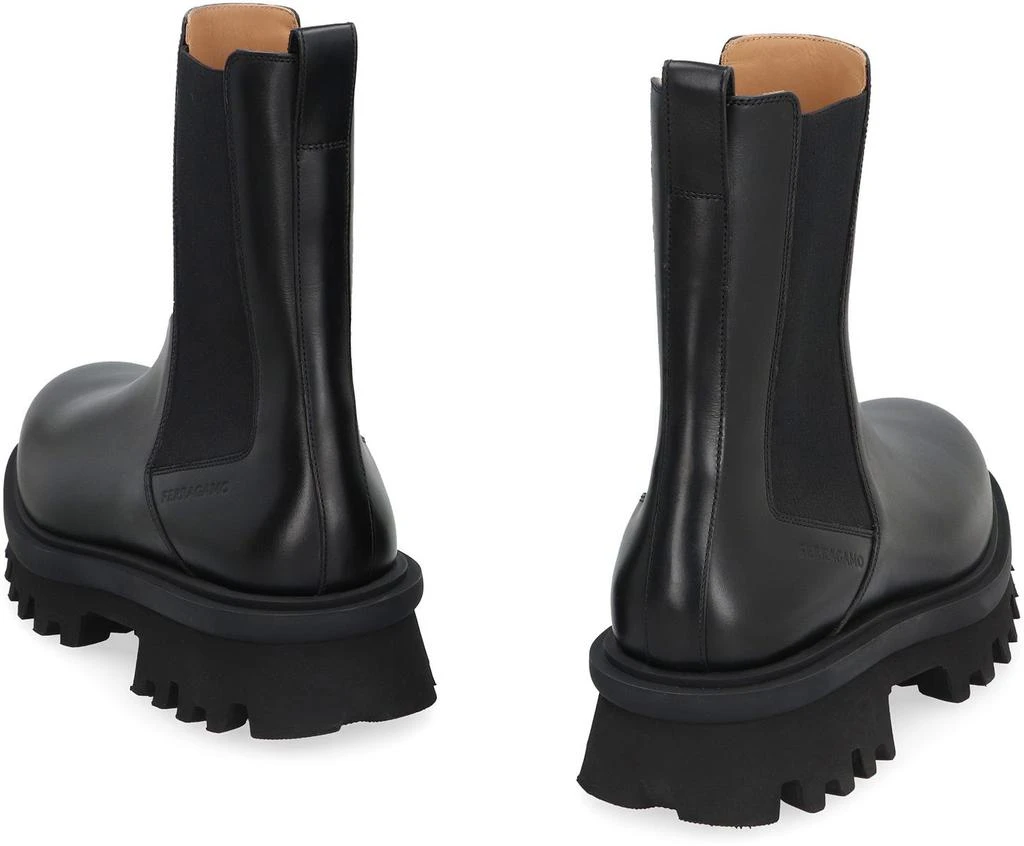 Salvatore Ferragamo Salvatore Ferragamo Leather Chelsea Boots 4