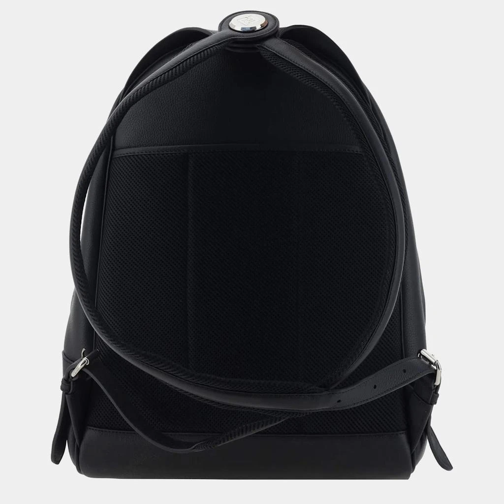 Fendi Fendi Black Leather Backpack Bag 2